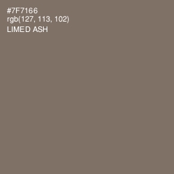 #7F7166 - Limed Ash Color Image